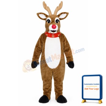 Mistletoe Deer Lightweight Mascot Costume