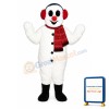 Snowman w-Earmuffs& ScarfBear Lightweight Mascot Costume