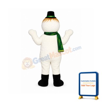 Flakey Snowmanw-Hat& Scarf Lightweight Mascot Costume