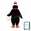 Christmas Penguinw-Scarf& Santa Hat Lightweight Mascot Costume