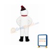 Smiling Snowmanw-Hat & Scarf Lightweight Mascot Costume