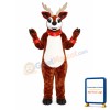 Cute Reindeerw-Bell Collar& Cuffs Lightweight Mascot Costume