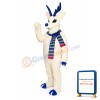 Snow Deer w-Scarf Lightweight Mascot Costume
