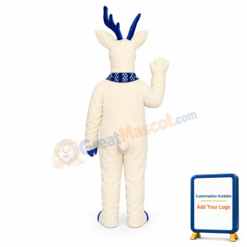 Snow Deer w-Scarf Lightweight Mascot Costume