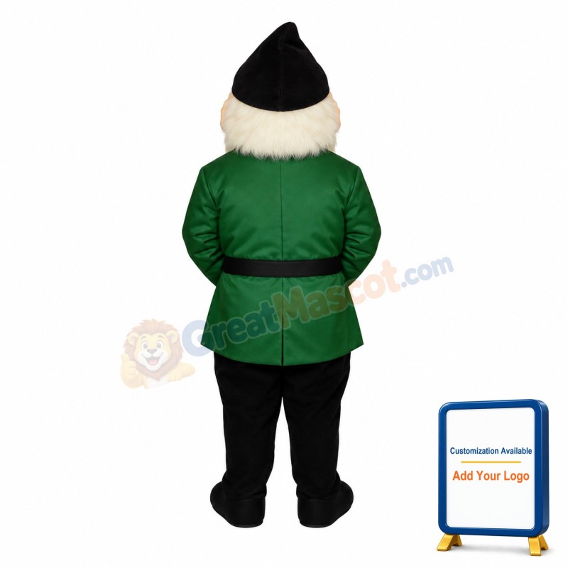 Christmas Elf w-Glasses Lightweight Mascot Costume
