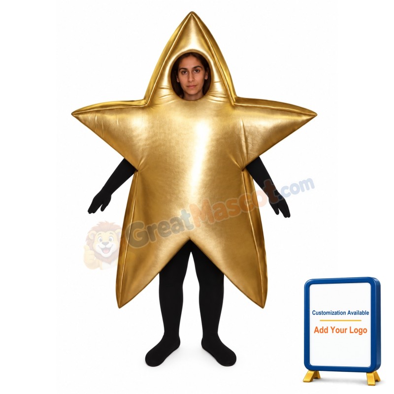 Gold Star Lightweight Mascot Costume