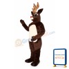 Sled Deer w-Lite-Up Nose Lightweight Mascot Costume