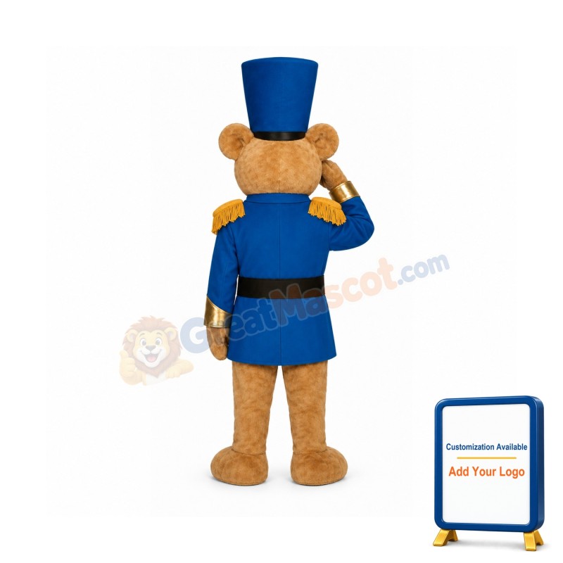 Soldier Bear Lightweight Mascot Costume