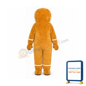 Gingerbread Boy Lightweight Mascot Costume