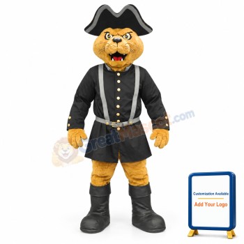 Cannoneer Cat Mascot Costume