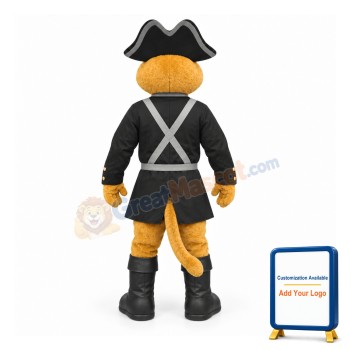 Cannoneer Cat Mascot Costume