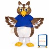 Cute Owl Mascot Costume