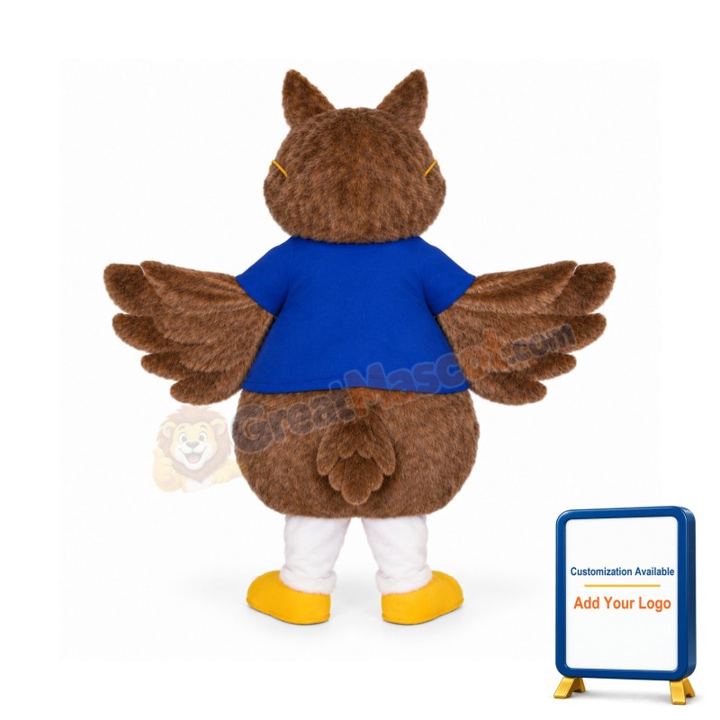 Cute Owl Mascot Costume