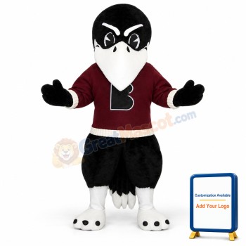 College Raven Mascot Costume
