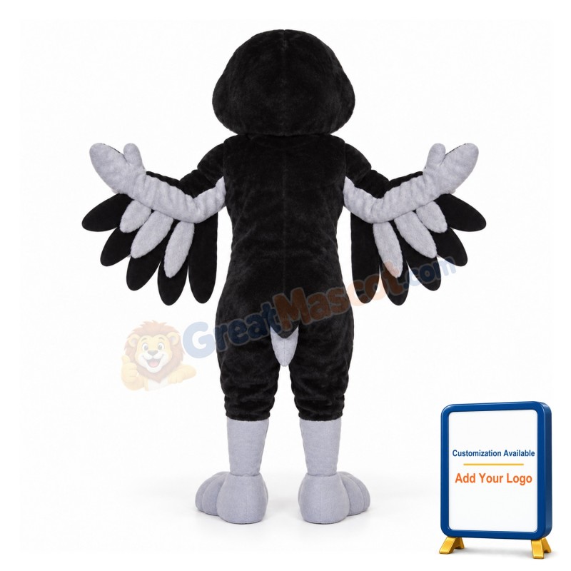 Black Hawk Mascot Costume