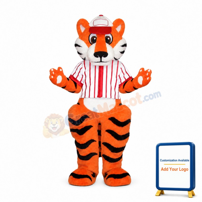 College Sport Tiger Mascot Costume