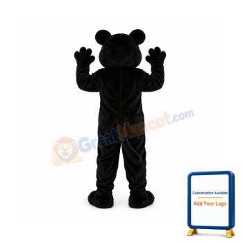 Fierce Black Panther Mascot Costume