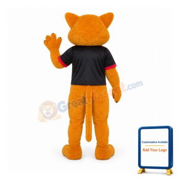 Happy Cougar Mascot Costume