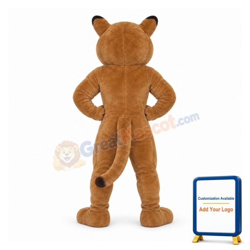 Power Lion Mascot Costume