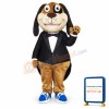 Gentleman Dog Mascot Costume