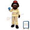 Fire Department Dog Mascot Costume
