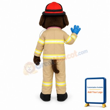 Fire Department Dog Mascot Costume