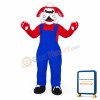 Doctor Red Dog Mascot Costume