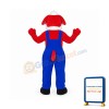 Doctor Red Dog Mascot Costume