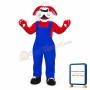 Doctor Red Dog Mascot Costume