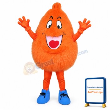 The Orange Monster Mascot Costume