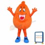 The Orange Monster Mascot Costume