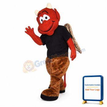 Red Devil Mascot Costume