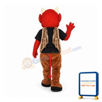 Red Devil Mascot Costume
