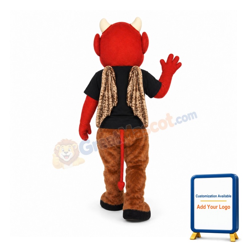 Red Devil Mascot Costume