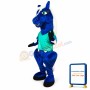 Blue Horse Mascot Costume