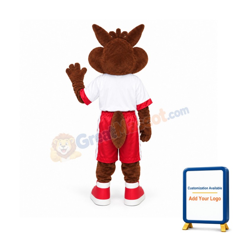 College Fox Mascot Costume