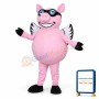 Flying Pig Mascot Costume