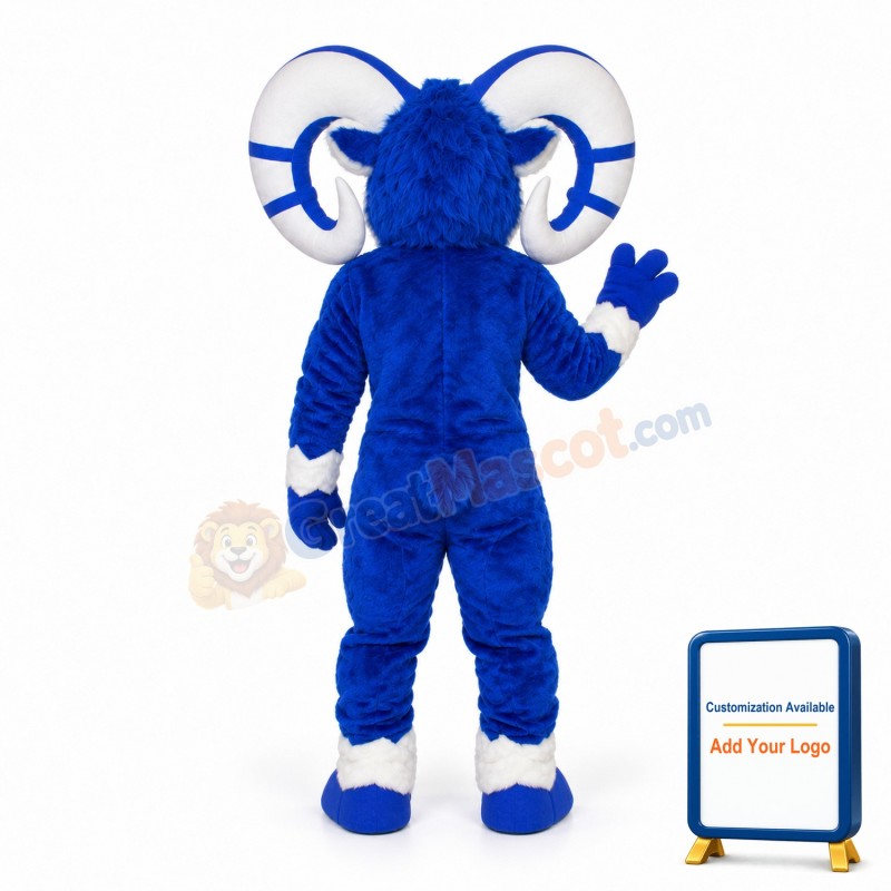 Blue Ram Mascot Costume
