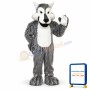 Gray Wolf Mascot Costume