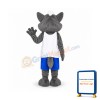 Happy Little Wolf Mascot Costume