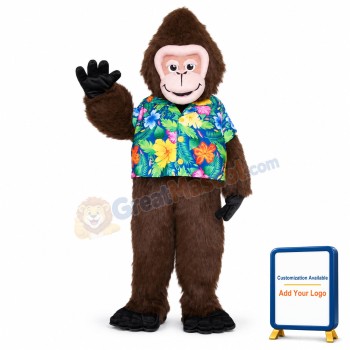 Summer Gorilla Mascot Costume