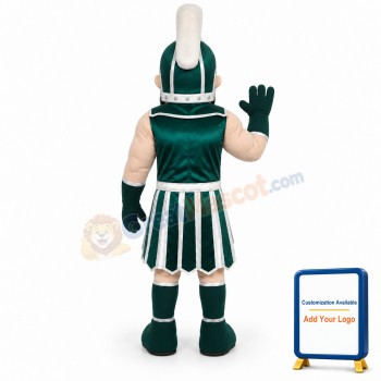 Green Crusader Mascot Costume