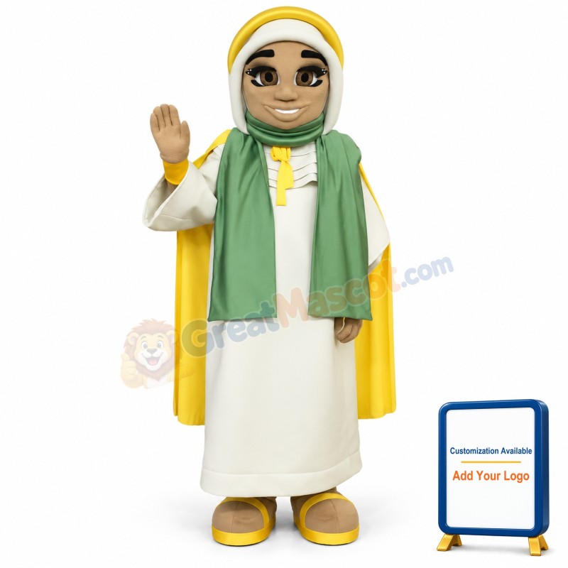 Anonymous Angel Mascot Costume
