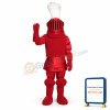 Red knight Mascot Costume