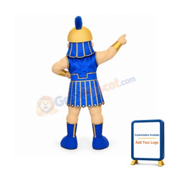 Happy Spartan Mascot Costume