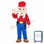 High Quality Warden Mascot Costume