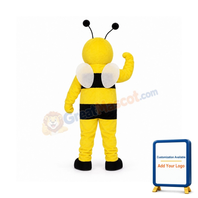 Happy Bee Mascot Costume