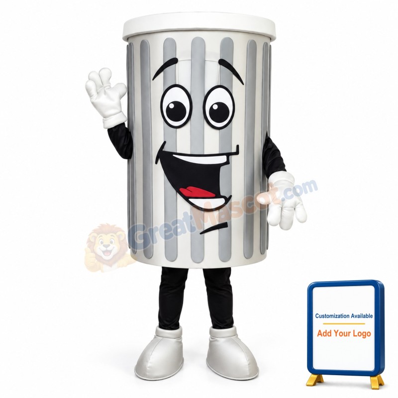Trashcan Mascot Costume