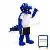 Blue Alligator Mascot Costume