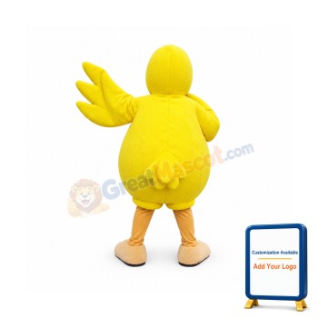 Yellow Chicken Mascot Costume